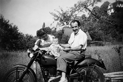 Giovanni Casnedi con la famiglia